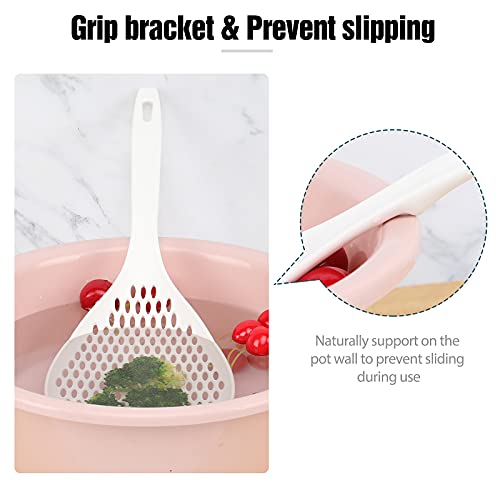 Large Black Food Strainer Scoop – BPA-Free Plastic Colander Shovel For Draining Pasta, Veggies & More (15cm) 3 thumbnail image