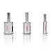 Diamond Dust Drill Attachment Capable Of Drilling 1/2 inches 3/4 inches and 1 inch Hole Ideal For Ceramic Tile Glass Rock Granite Cement Wood Porcelain Set of 3