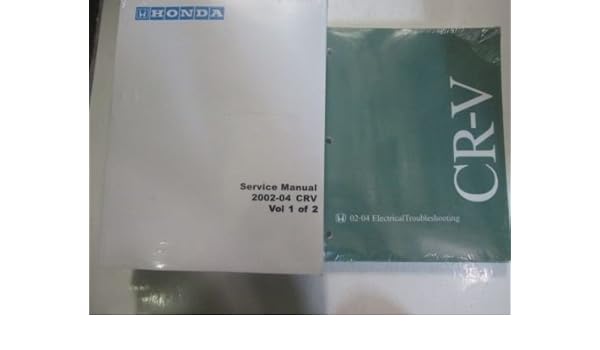 2004 Honda Crv Service Manual Free Download