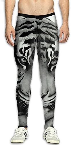 Men¡¯s Compression Tiger Pants Baselayer Running Tights 3D Print Fitness Sports Leggings