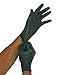 Black Nitrile Gloves - Rolled 10 pairs Large