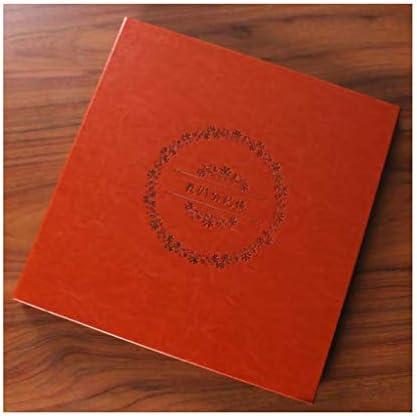 Jun Al完売しました レザー自己接着diyのアルバム手作りフォトアルバムレトロなクリエイティブファミリーカップルフィルムアルバム32 5x33cm Color D