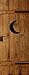 Wall Door LAMINATED STICKER outhouse closet toilet WC poster, mural, decole, film 30x79