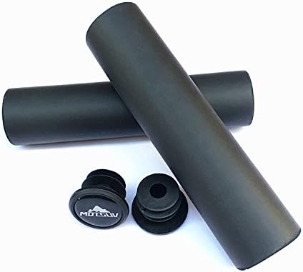 MOTSUV Bicycle Grips Sponge Handlebar High Density MTB Bicycle Handlebar Anti-slip Cycling Grip (BLACK)