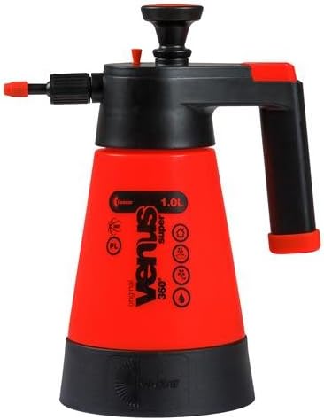 Kwazar 34700 Venus Super 360 Degree Pressure Sprayer for Garden Orange, 1.0 L, red, 12,5x12,5x28,5 cm