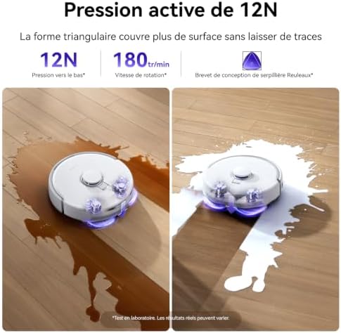 Freo Z10 Pro Robot Aspirateur Laveur Aspiration 18500Pa Séchage 40°C — photo 5 sur 8