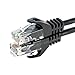 Cables Direct Online Cat6 50FT Network Ethernet Patch Cable, 550Mhz Internet Wire, Compatible with PC, Laptop, Modem, Router, TVs, Printer Cord, Consoles for Home and Office, Black