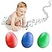 TSLIKANDO(TM) 12pcs Plastic Percussion Musical Egg Maracas Egg Shakers Kids Toys- 3 Different Colors
