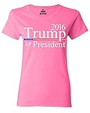 Shop4Ever® Trump For President 2016 Women's T-Shirt Political Shirts