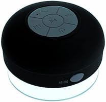 MINI BOCINA SHOWER, Bluetooth, Contra Agua, Recargable, Negro
