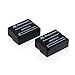 Powerextra 2 Pack Replacement Battery for Panasonic DMW-BLC12, DMW-BLC12E, DMW-BLC12PP and Panasonic Lumix DMC-G85, DMC-FZ200, DMC-FZ1000, DMC-G5, DMC-G6, DMC-G7, DMC-GH2, DMC-GX8, DMC-FZ300K