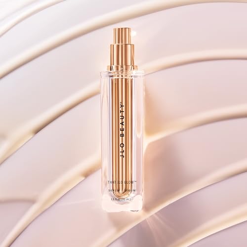 JLO BEAUTY That JLo Glow Face Serum, Skin Care Facial Serum that Helps Tighten, Plump, Glow, and Hydrate, Antioxidant Rich Formula Made with Squalane to Support Skin Elasticity & Skin Firmness, 1.5 Oz