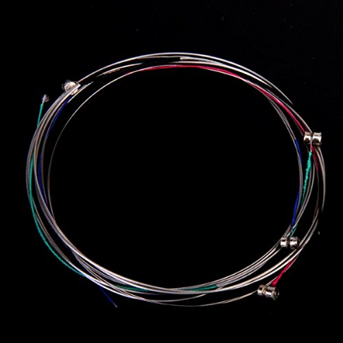 image for WINOMO 34 44 Violin Strings Set Steel Core with Ball End G D A E (Silv