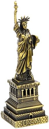 Statue of Liberty Replica Bronze Statue Home Décor by Mewowpet, 7" Tall