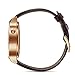 Huawei Watch Rose Gold Plated Stainless Steel with Brown Suture Leather Strap (U.S. Warranty)