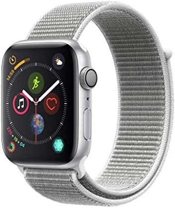 apple watch series 4 gold aluminum case with pink sand sport loop