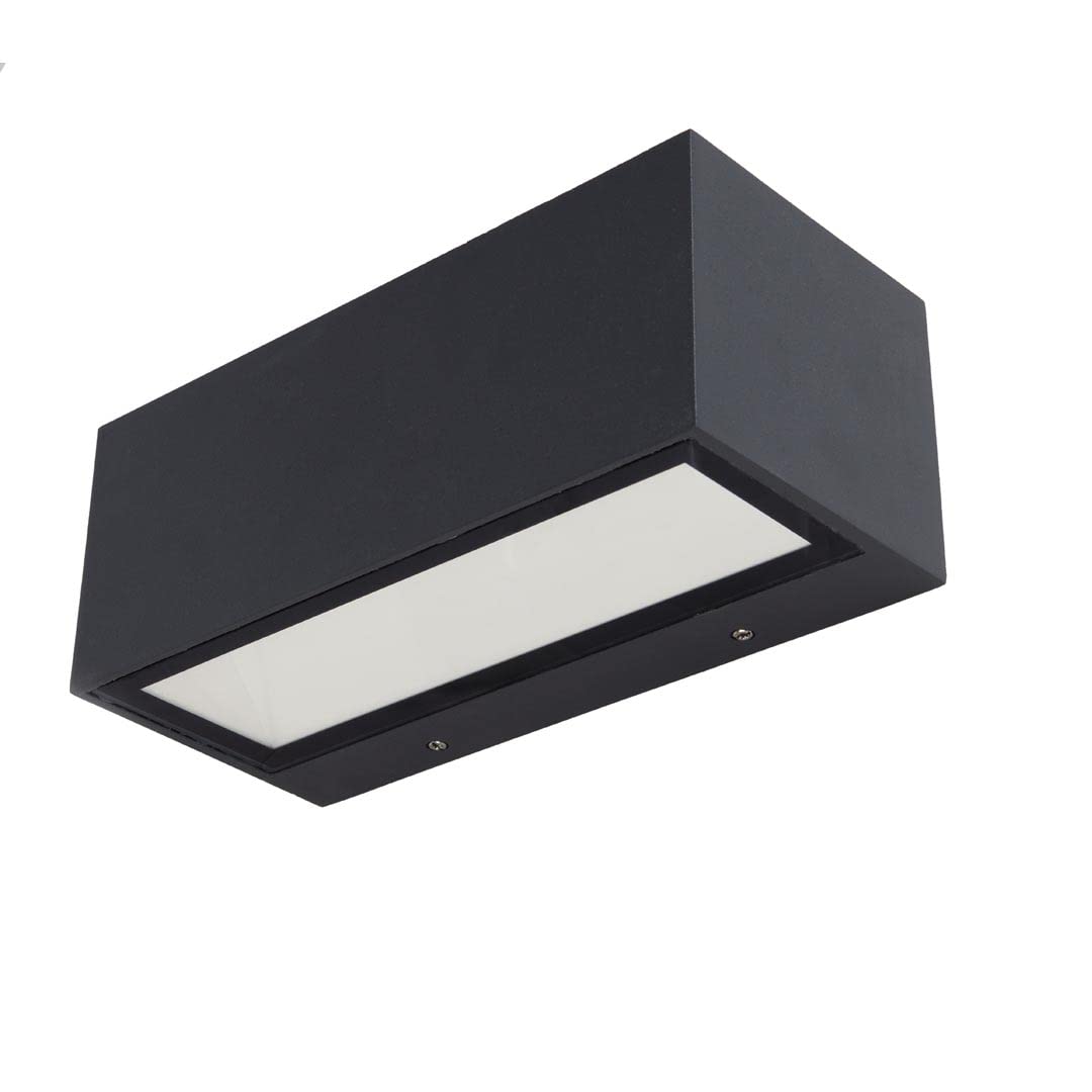 Eco Light LED Gemini 1240 lm 4100 K 22 x 8.5 cm Outdoor Wall Light IP54 1891 M Gr