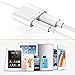 Headphone Adapter for iPhone 8/8Plus 7/7Plus X 10 XS Female Earbud Adapter Cable Aux Audio Headphone Jack 3.5 mm Splitter Adaptor Earphone with Music+Charge Phone Accessory iOS 11/12 System Later