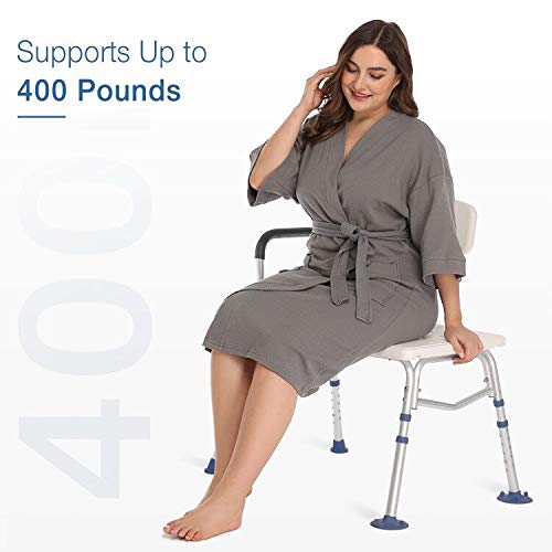 GreenChief Bariatric Tub Transfer Bench 400 Lb - Heavy Duty Bath & Shower Assist - Adjustable Handicap Shower Chair - Medical Bathroom Accessibility Aid for Elderly, Disabled, Seniors