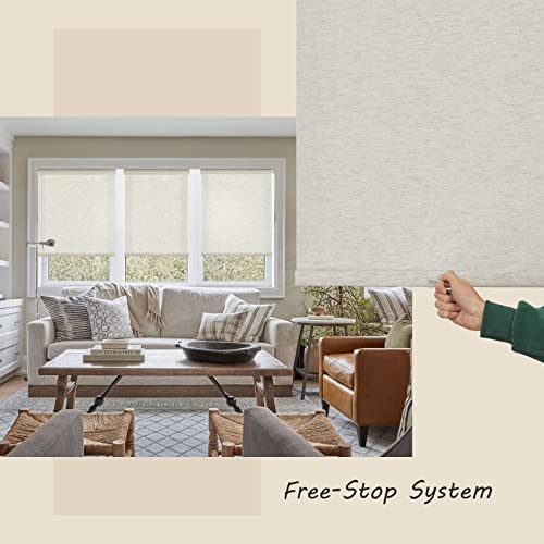 Persilux Free-Stop Cordless Window Shades for