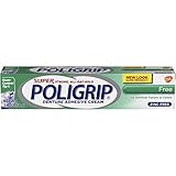 Super Poligrip Zinc Free Denture Adhesive Cream, 2.4-Ounce Tubes (Pack of 4)