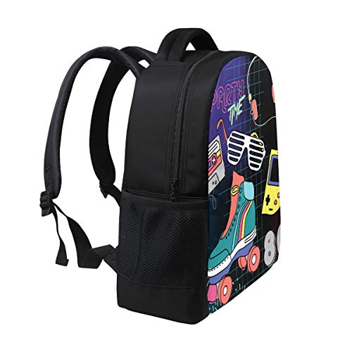 UMZONE Cool Casual Backpack Womens Convertible Crossbody Bag Messenger With Phoenix Printing (purple)