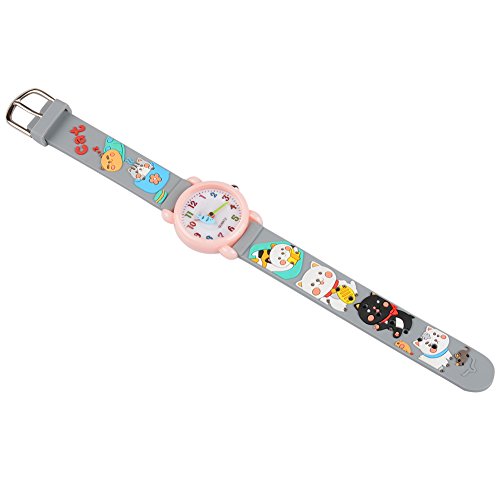 image for Venhoo Kids Watches Cartoon Waterproof Silicone Children Wristwatches 