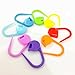 240 Pieces Knitting Crochet Locking Stitch Markers Stitch Counter Stitch Needle Clip with Compartment Box Storage Case