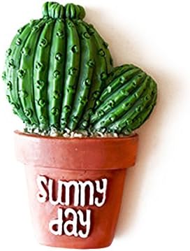cadeau de Noël OULII Succulent Cactus frigo Magnet plante Creative 