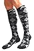 A-Swift Compression Socks for Women & Men - Black Argyle, Large