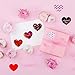 ONESING 400 Pcs Valentine's Day Heart Stickers Love Decorative Stickers 1.5 Inch Muticolor Self-Adhesive Heart Shape Stickers for Envelopes Cards Scrapbooking Anniversary Valentine's Day Party