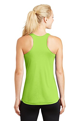 Opna Racerback Tank Tops for Women Moisture Wicking Workout Shirt Sizes XS-4XL LIME-2XL - Thumbnail 3