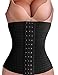 Sunzel Waist Corset for Weight Loss Sport Body Shaper Tummy Fat Burner (XXL, Black)