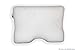 VISCO LOVE Orthopedic Wellness Cervical Neck Ergonomic Contoured Head Memory Foam Pillow US LLC. (White)
