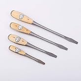 Screwdriver 6/8/10/12" Slotted Screwdriver Knockable Flat-blade Screwdrivers High Carbon Steel Screw Driver with Wooden Handle 1pcs - (Size: 6 Inch)