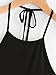 Romwe Women's Casual Vest Tee Sleeveless Vest Halter Cami Tank Top Black S