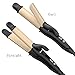 2 Hair Straightener and Curler Flat Iron Curling Wand, 1.25 Inch 2 in 1 Iron, Ceramic Tourmaline Styling Tools 275℉-425℉ Temp Adjustable, Dual Voltage Travel Girl Gift