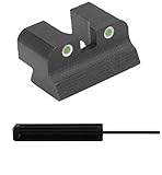 Kensight Classic 1911 Replacement Rear Sight for 1911A1 and Colt Government Model, Fixed 3-dot Tritium Sight 0.315+ Ultimate Arms Gear 3/32 Pin Punch Armorers Gunsmith Tool