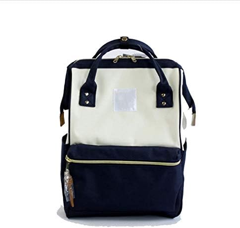 Anello Ring Backpack Canvas School Printing Ring Bag Large Backpack Women's Vintage Brand Male Women Backpack Youth Bag