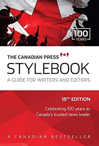 The Canadian Press Stylebook A Guide For Writers And Editors James Mccarten 9780920009543 Amazon Com Books