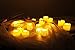 Flameless Candles - Fickering Realistic Led Tea Lights With Timer - 6Hrs on and 18 Hrs off, Battery Operated Votive Candle,Long Battery Life,200+ Hours,Batteries Included[12 Pack]