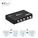 Portta Component to HDMI Converter, Portta YPbPr Component RGB + R/L Audio to HDMI Converter v1.3 Support 1080P 24bit 2 Channel Audio LPCM for HDTV PS3 PS4 HDVD Player Wii Xbox and More primary