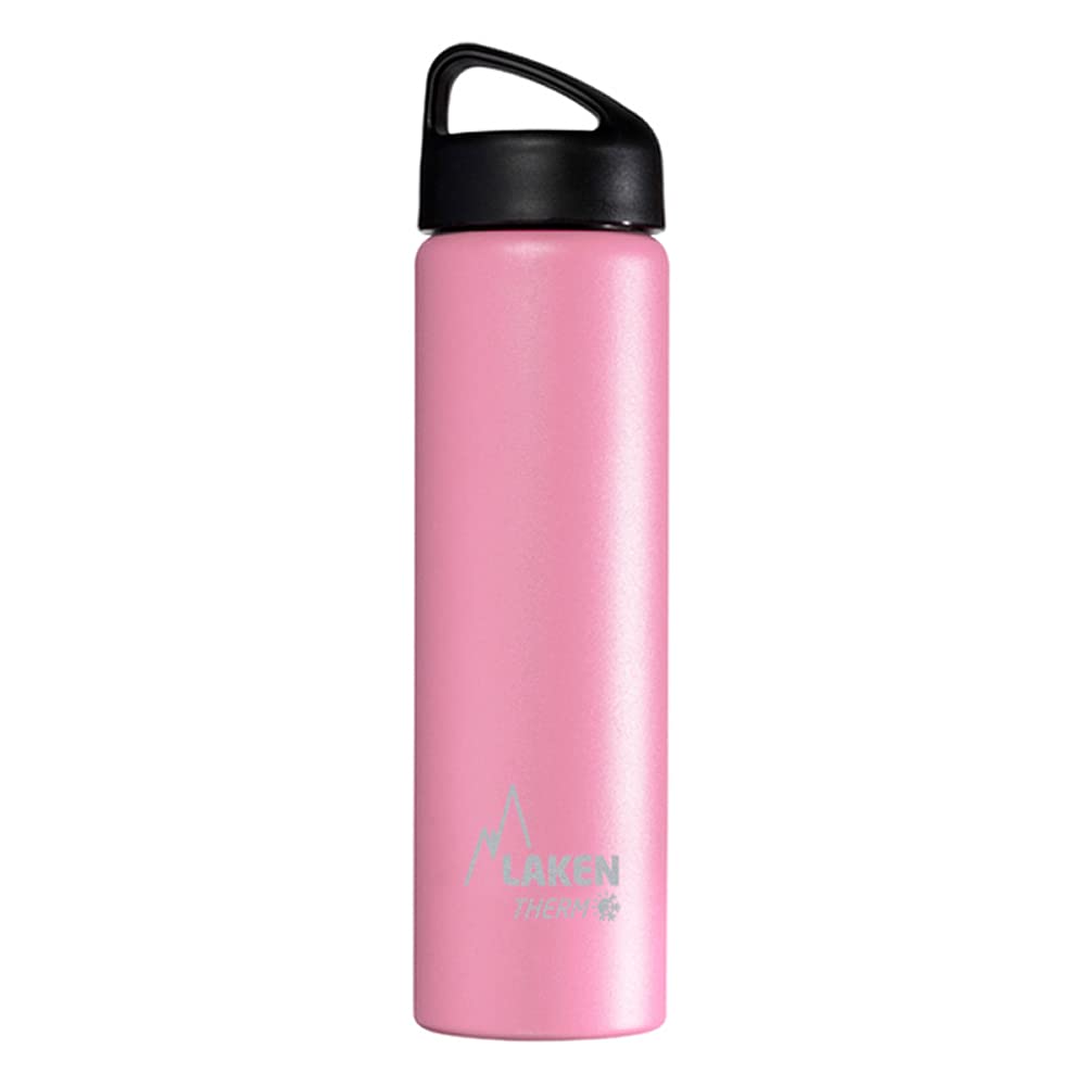 Laken Classic 18/8 Stainless Steel Double Wall Vacuum Thermal Bottle, Unisex Adult, Pink, 750 ml