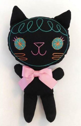 BLINKY CAT Designer Plush Figure by Anna Chambers