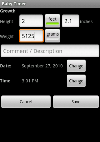Baby Timer