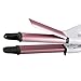 VAV 2 in 1 Hair Straightening & Curling Flat Iron fast heating Ceramic barrel wand Dual Voltage Auto Shut Off