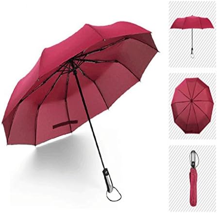 TZWNS Windproof Compact Rain Travel Golf Umbrella Auto/Open/Close/UV Protection