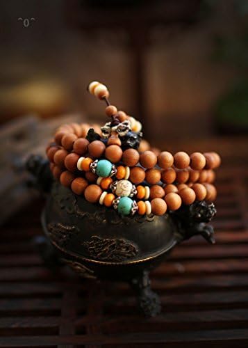 India Barbie sandalwood fragrant Buddha beads bracelet sandalwood beads bracelet 108 8mm fragrance permanent male and female models