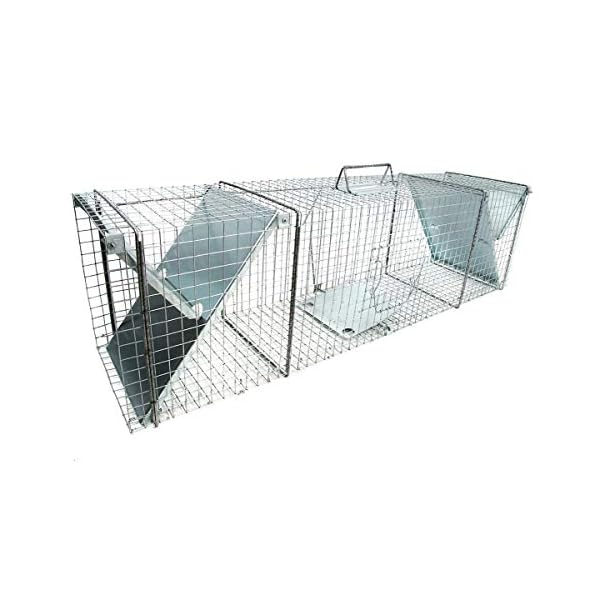 Primegarden LEBENDFALLE Tierfalle Kastenfalle Marderfalle Tierfreundliche, Marder, Garten, 102 x 20 x 27 cm