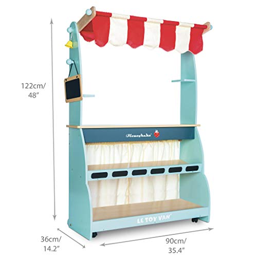 Le Toy Van – Honeybake Laden und Kaffeestand-Rollenspiel aus Holz für Kinder | Café oder Supermarkt-Rollenspiel Laden – Bild 7